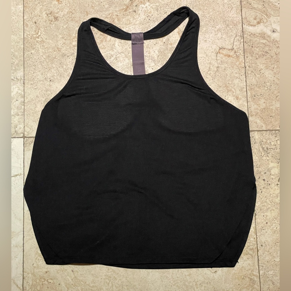 Fabletics Black Racerback Tank Top